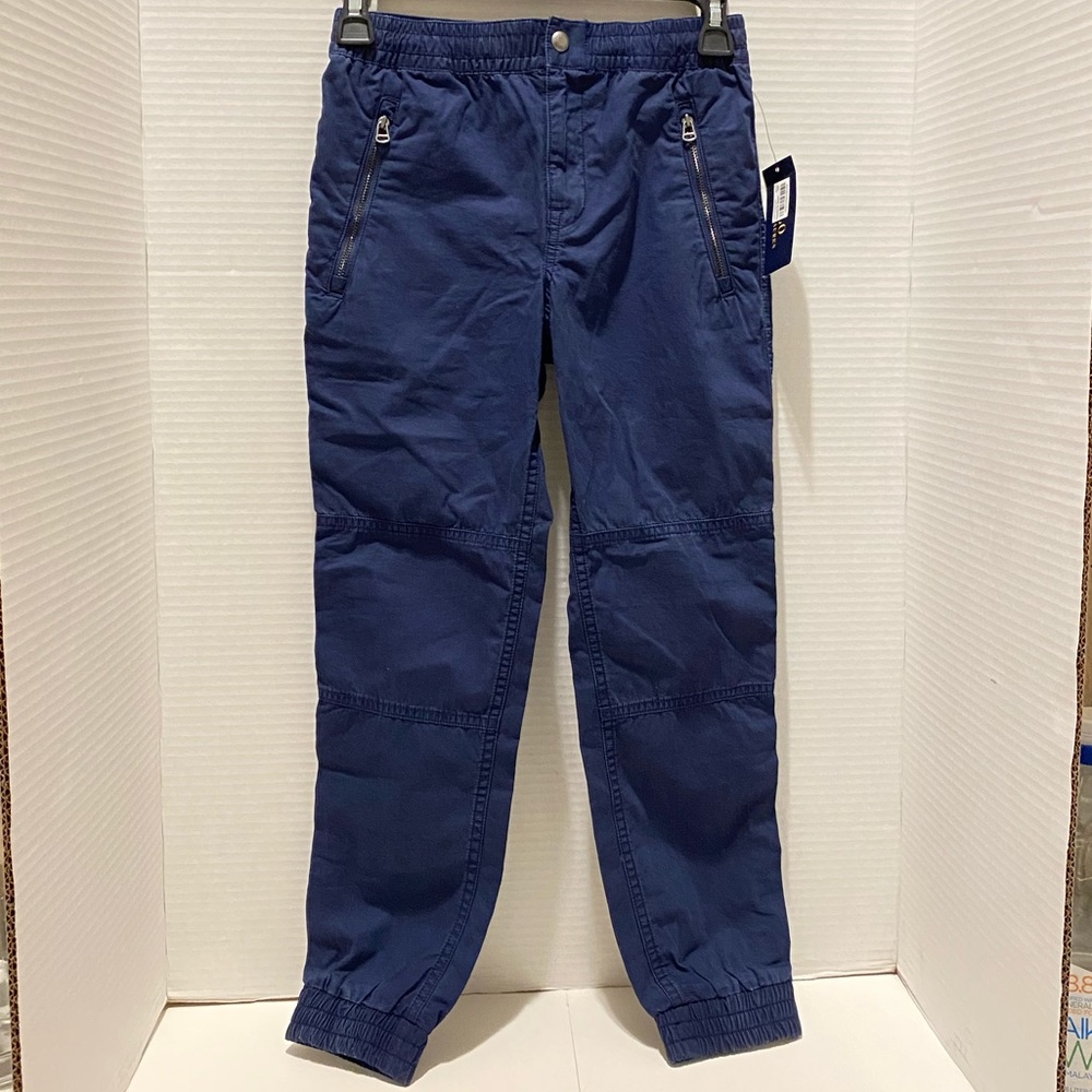 Navy blue Polo, boys size 8, small, pants